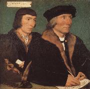 Hans Holbein Thomas and his son s portrait of John Spain oil painting reproduction